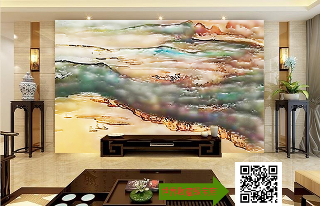 Wanli map of the Yangtze River，Daqian extraordinary color jade，Zhang Daqian，World class treasure house，MICAHSO，