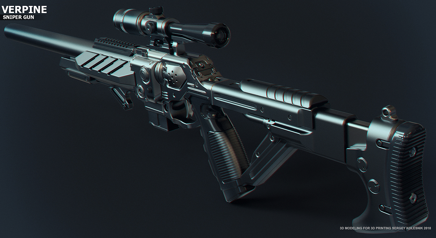 firearms，Model，game，Verpine sniper，sniper rifle，