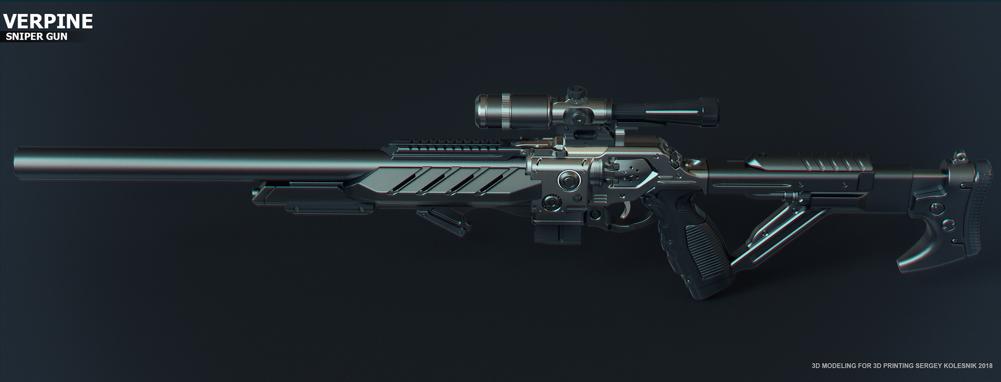 firearms，Model，game，Verpine sniper，sniper rifle，