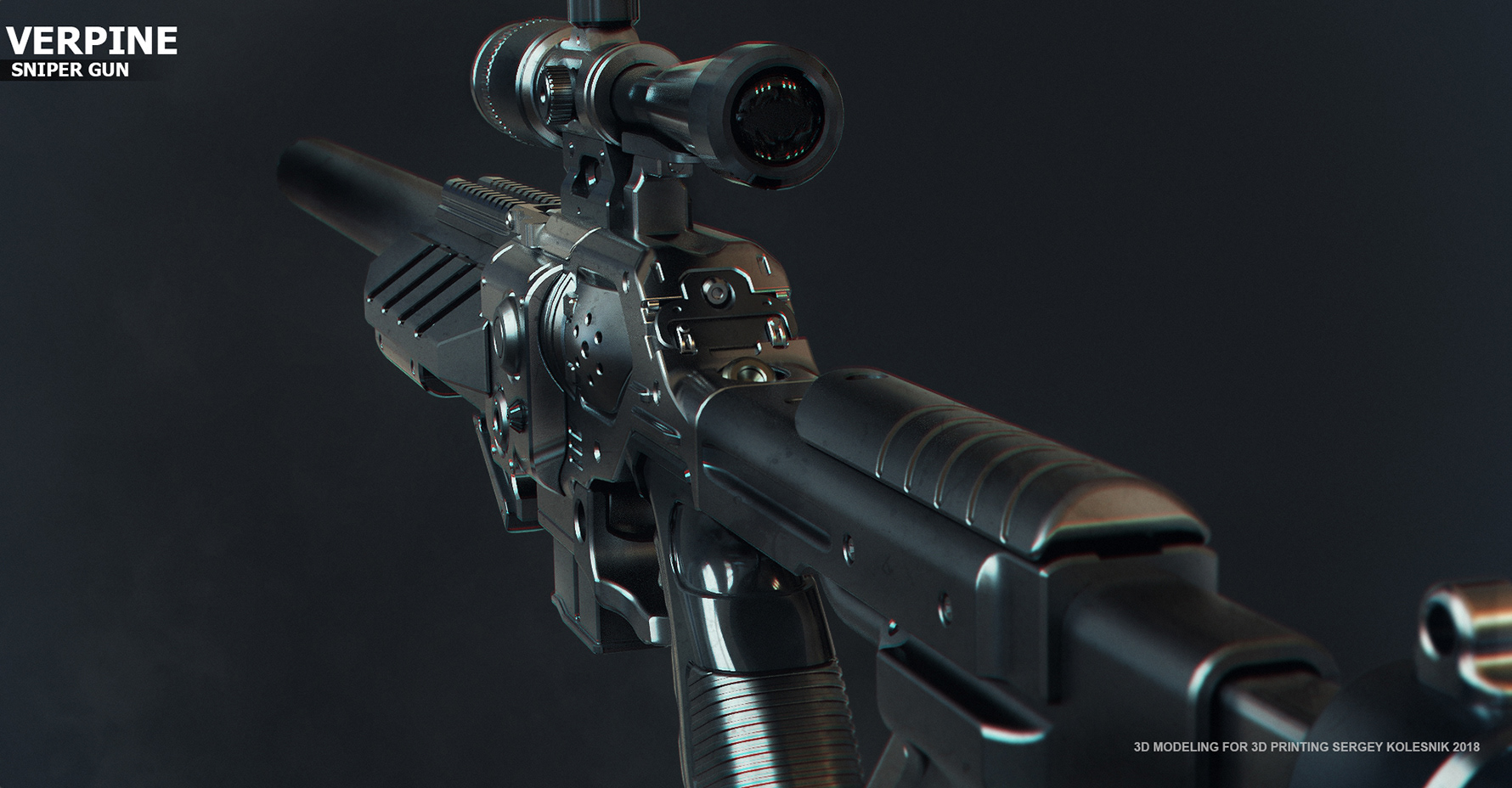 firearms，Model，game，Verpine sniper，sniper rifle，