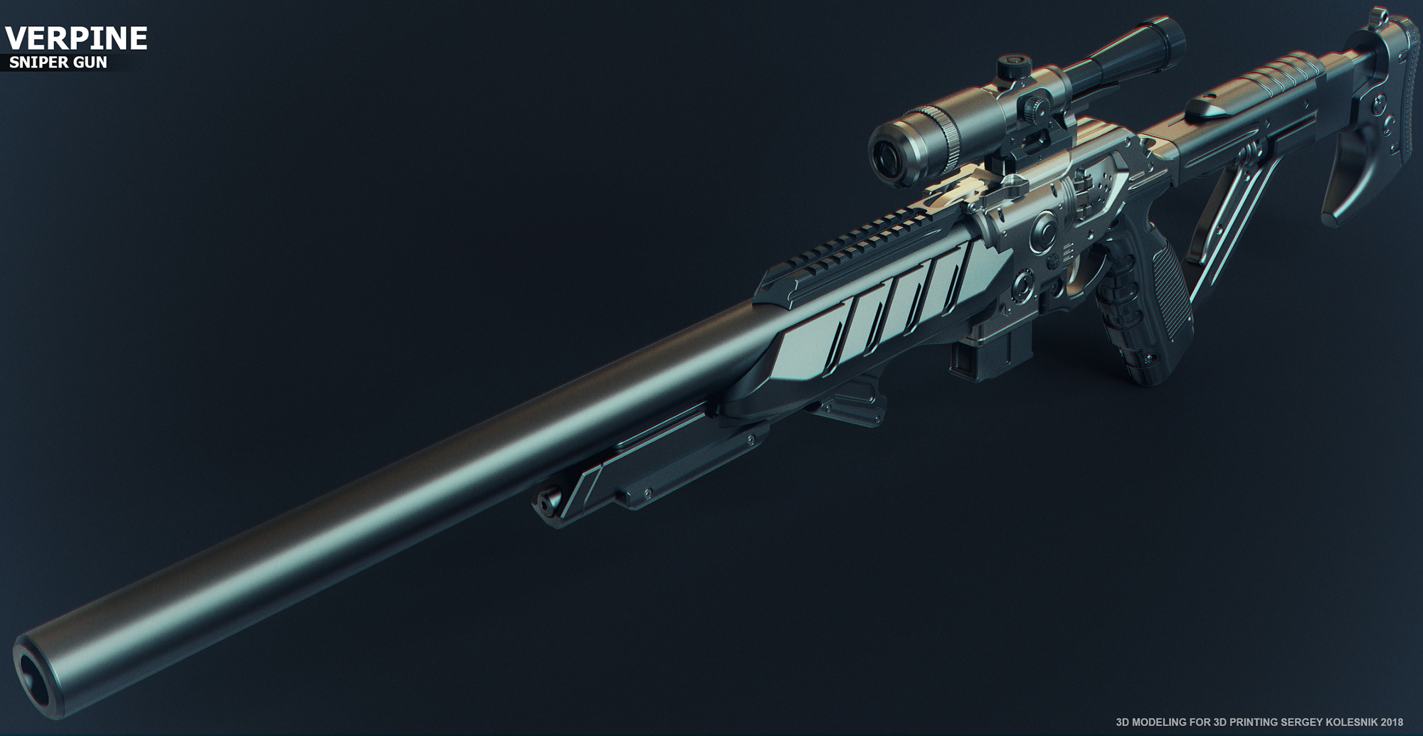 firearms，Model，game，Verpine sniper，sniper rifle，