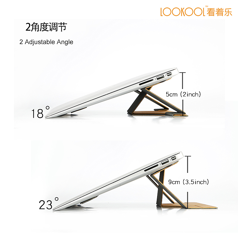 Computer stand，Invisible notebook bracket，Lightweight support，