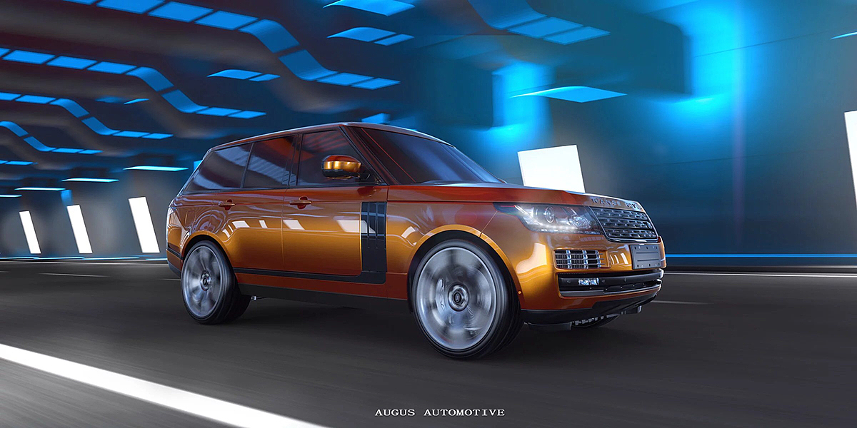 cgi，Sport off-road vehicle，Range Rover，Land Rover，