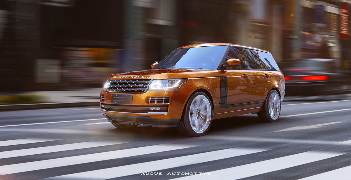 cgi，Sport off-road vehicle，Range Rover，Land Rover，