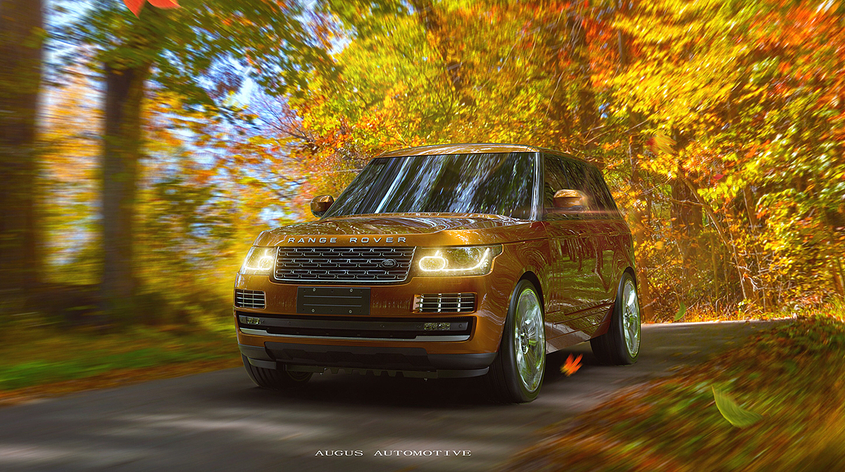 cgi，Sport off-road vehicle，Range Rover，Land Rover，