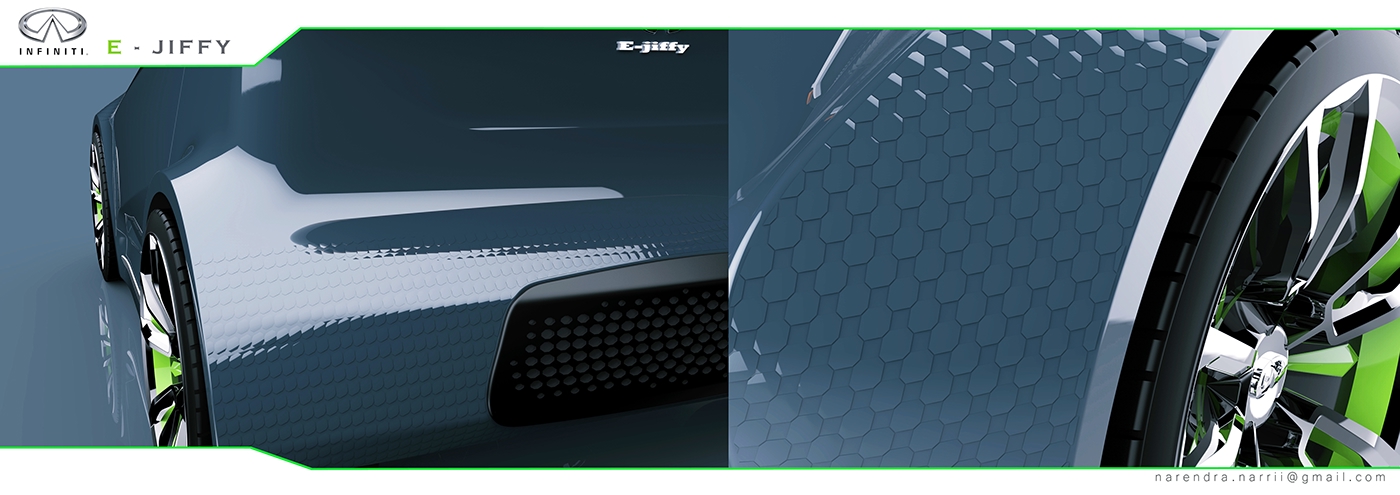 industrial design，vehicle，electric vehicle，INFINITI E-JIFFY，