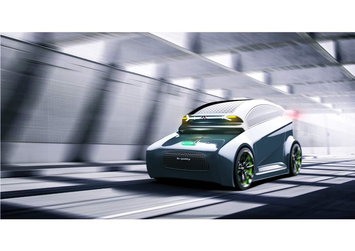 industrial design，vehicle，electric vehicle，INFINITI E-JIFFY，