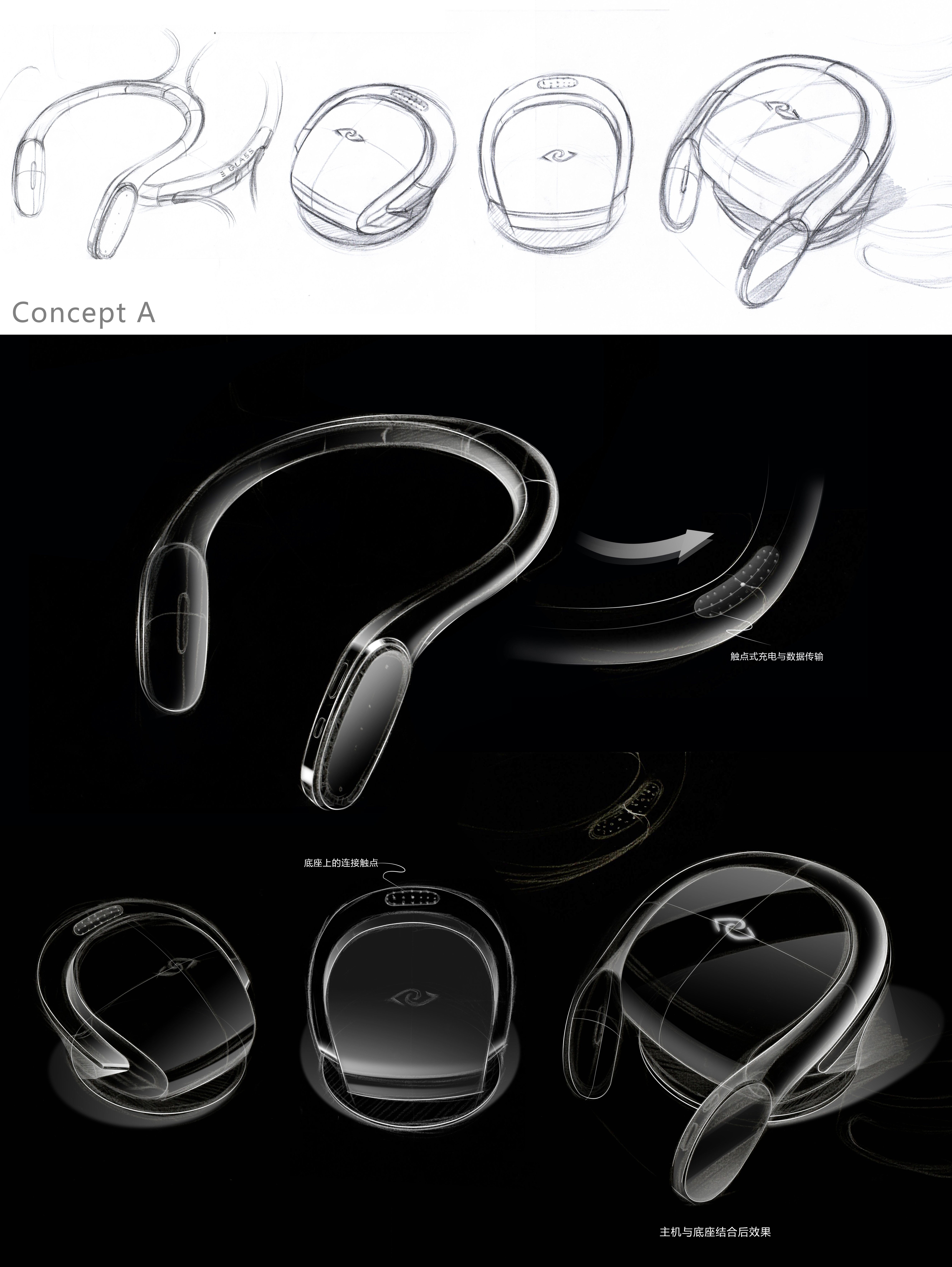 vr，Wearable device，design process ，virtual reality，Split VR host，