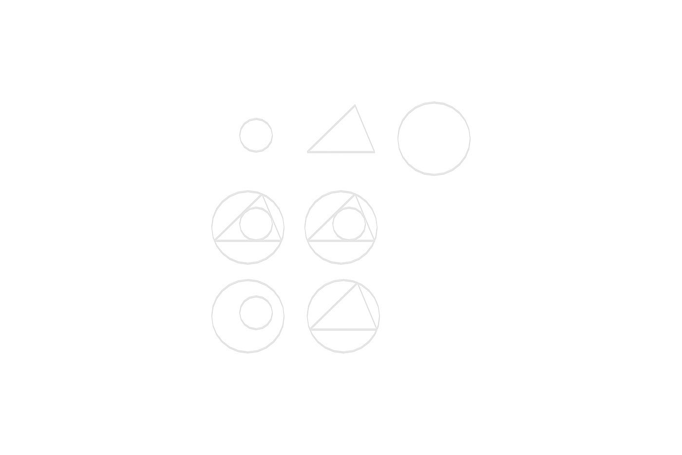 Inscribed circle，几何，收纳，Yongha Yang，