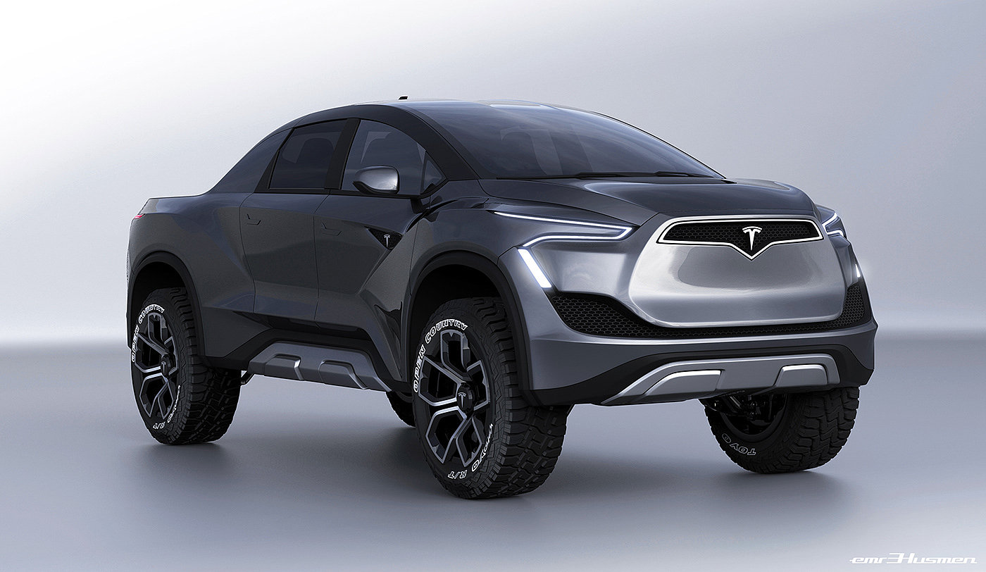 Pickup truck，Name Husmen，Tesla，tesla，automobile，
