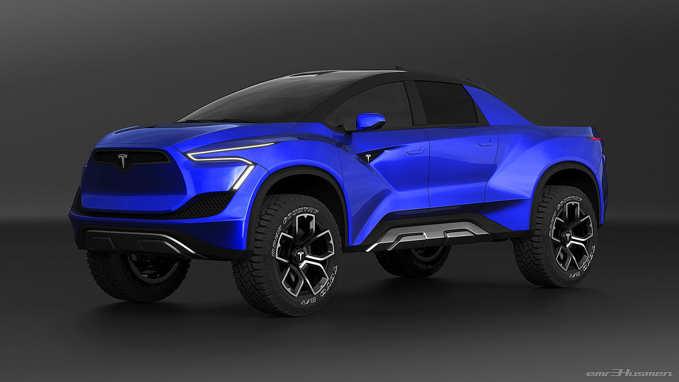 Pickup truck，Name Husmen，Tesla，tesla，automobile，