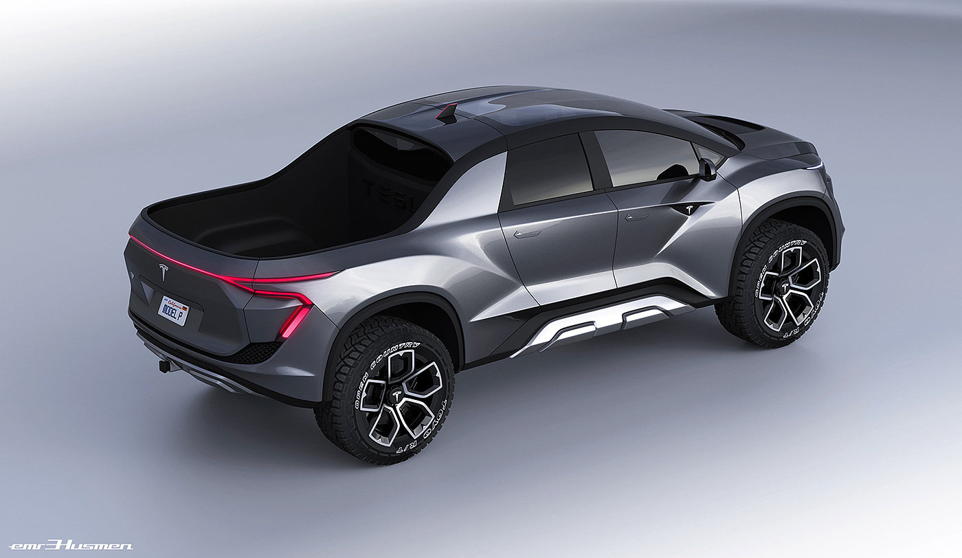 Pickup truck，Name Husmen，Tesla，tesla，automobile，