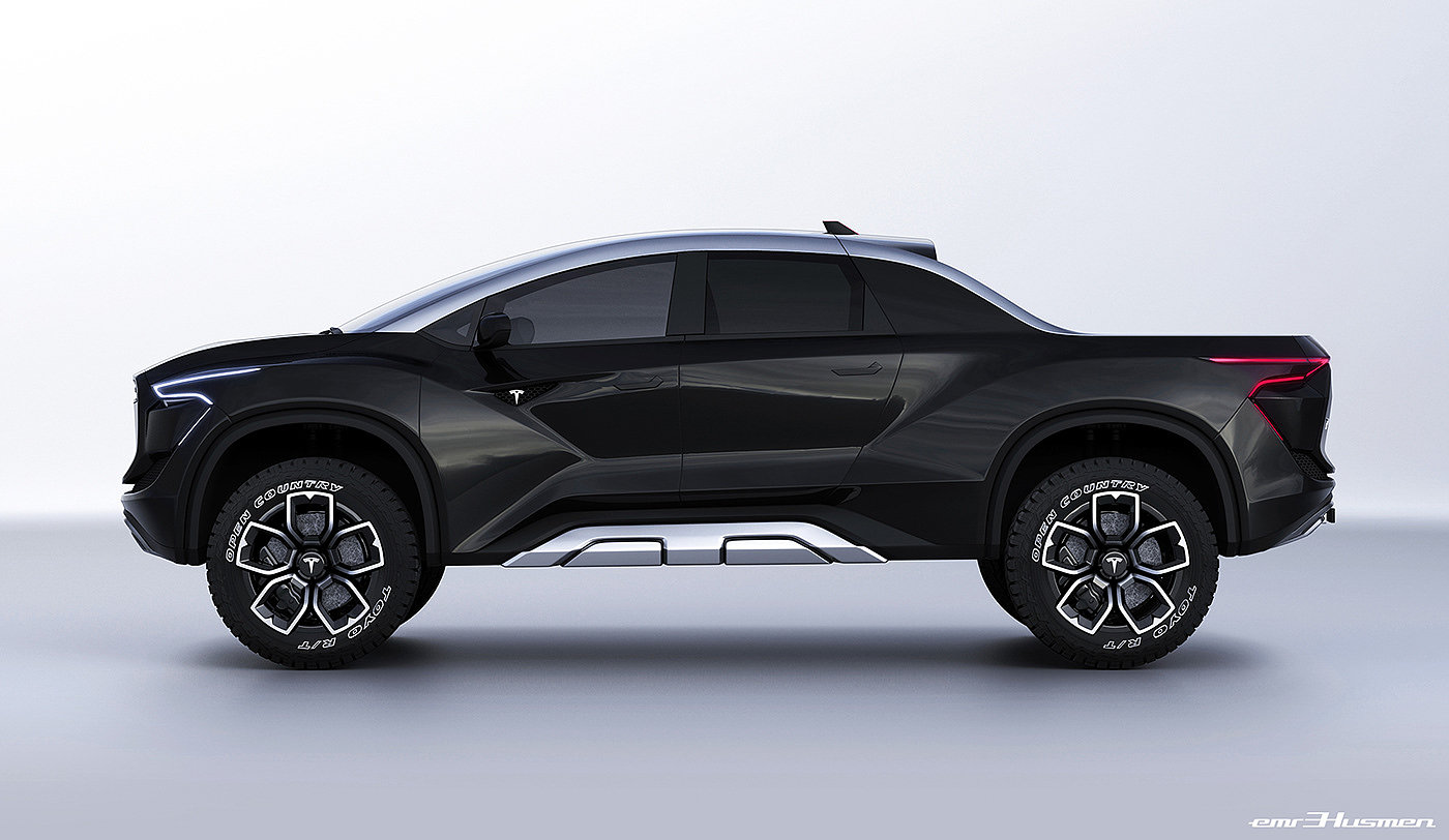 Pickup truck，Name Husmen，Tesla，tesla，automobile，