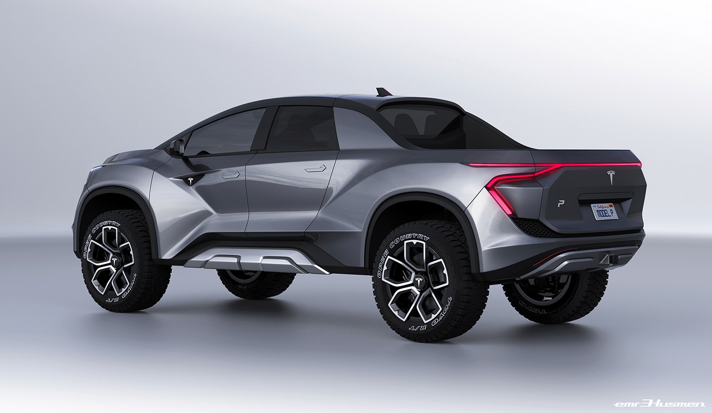 Pickup truck，Name Husmen，Tesla，tesla，automobile，