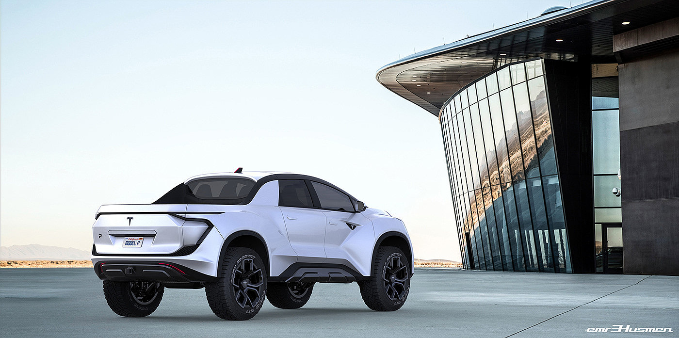 Pickup truck，Name Husmen，Tesla，tesla，automobile，