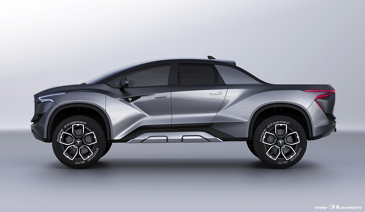 Pickup truck，Name Husmen，Tesla，tesla，automobile，