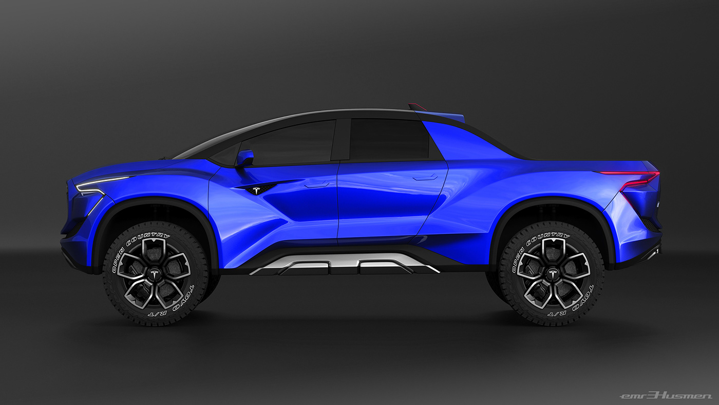 Pickup truck，Name Husmen，Tesla，tesla，automobile，