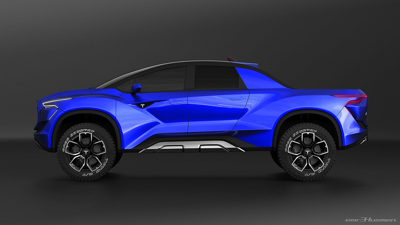 Pickup truck，Name Husmen，Tesla，tesla，automobile，