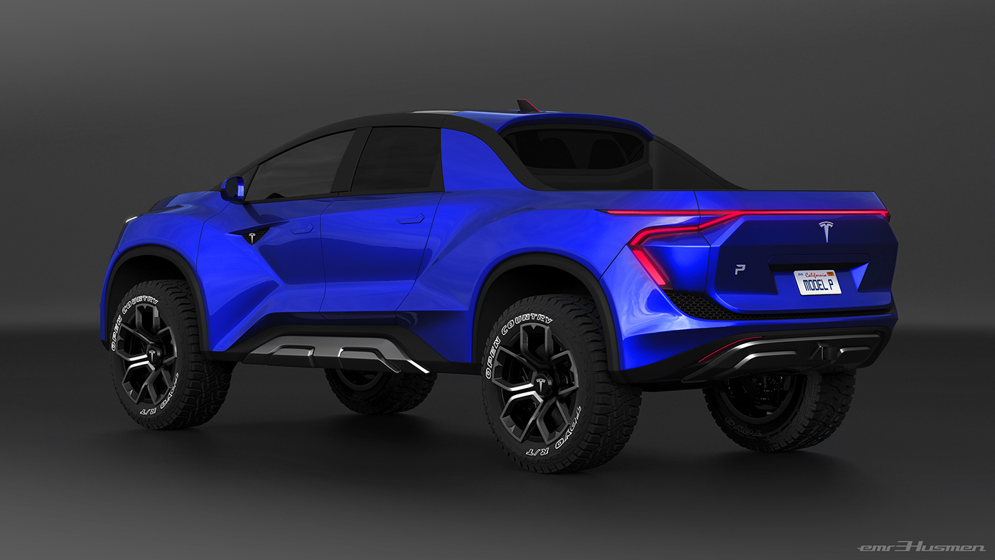 Pickup truck，Name Husmen，Tesla，tesla，automobile，