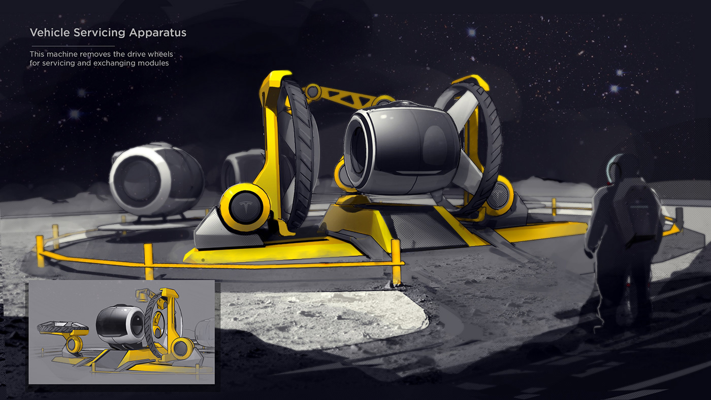 Tesla，Moon，tesla，Logan Phillips，