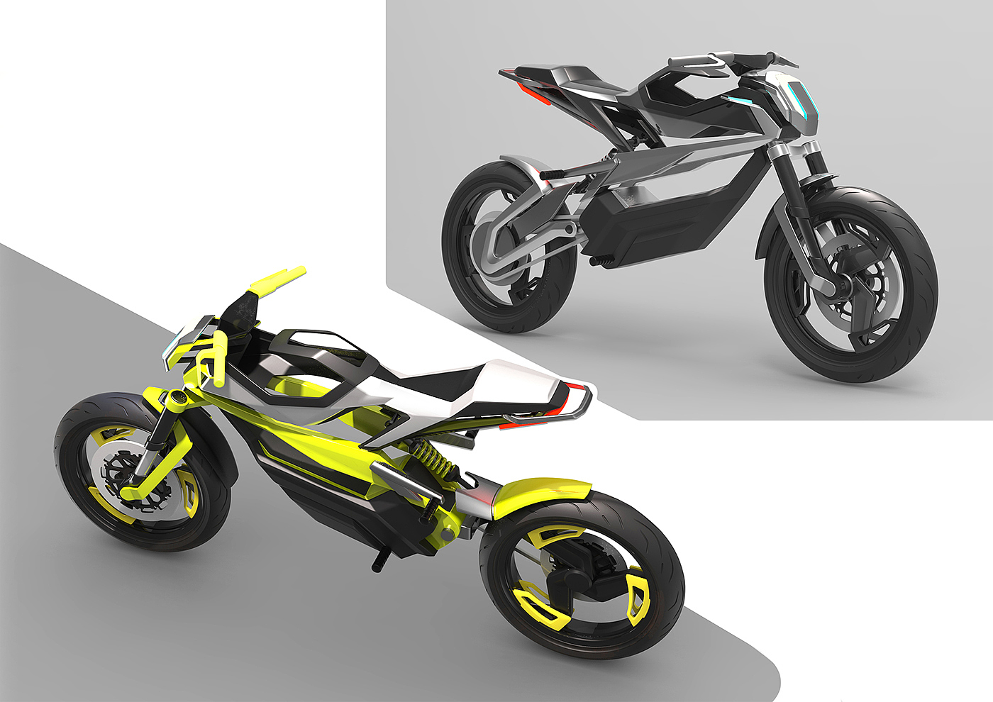 Leiden，Leiden，Electric，Low Layer，yellow，motorcycle，