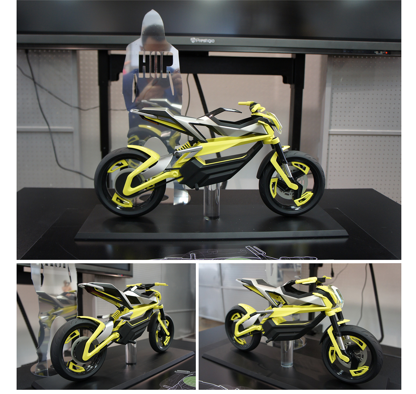 Leiden，Leiden，Electric，Low Layer，yellow，motorcycle，