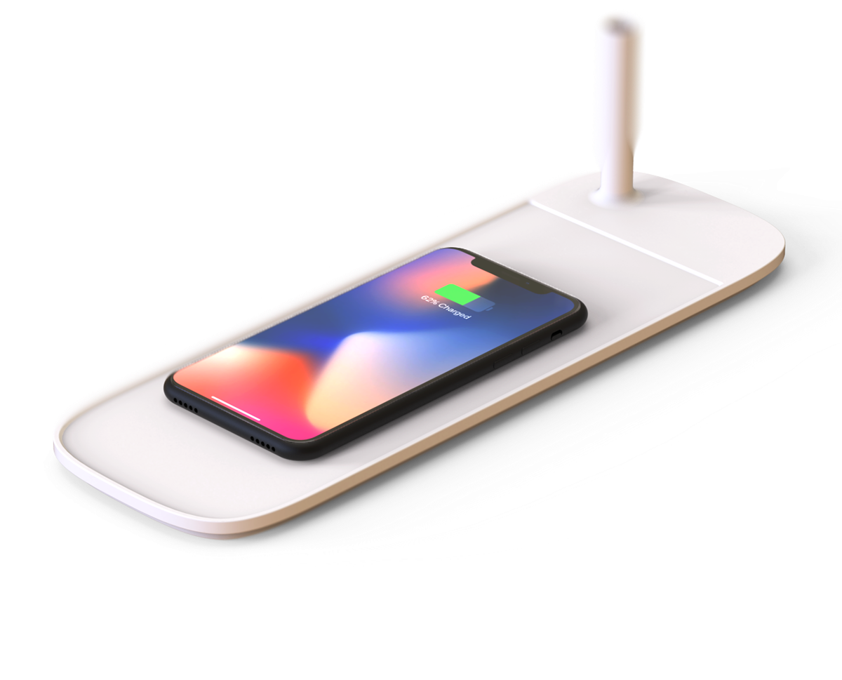 multi-function，line，Desk lamp，wireless charger ，