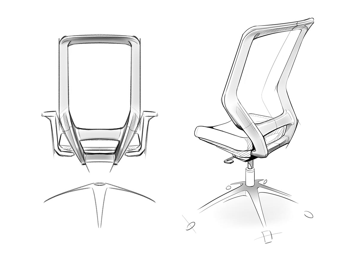 To-sync work，Office chair，furniture，product design，