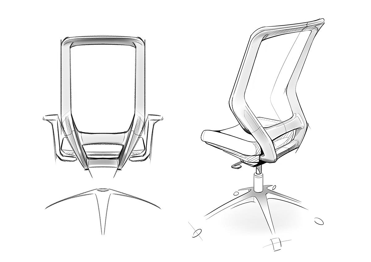 To-sync work，Office chair，furniture，product design，