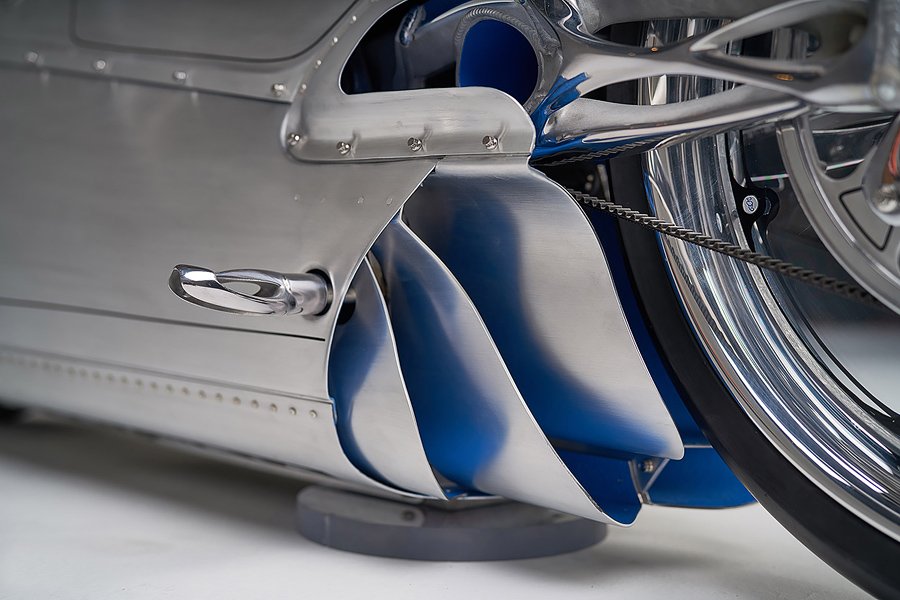 Bryan Fuller，Majestic，Electric，silver，motorcycle，