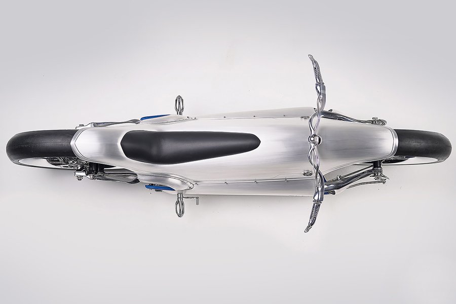 Bryan Fuller，Majestic，Electric，silver，motorcycle，