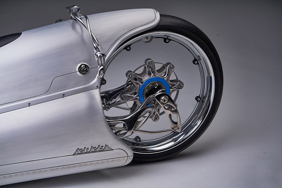 Bryan Fuller，Majestic，Electric，silver，motorcycle，