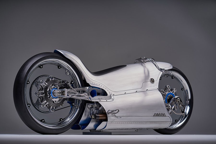 Bryan Fuller，Majestic，Electric，silver，motorcycle，