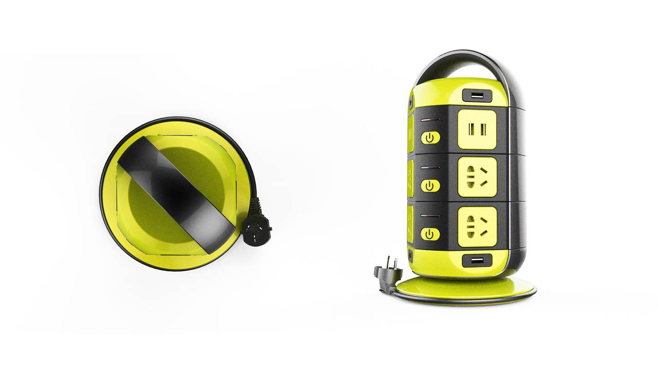 product design，Socket，rhino，keyshot，