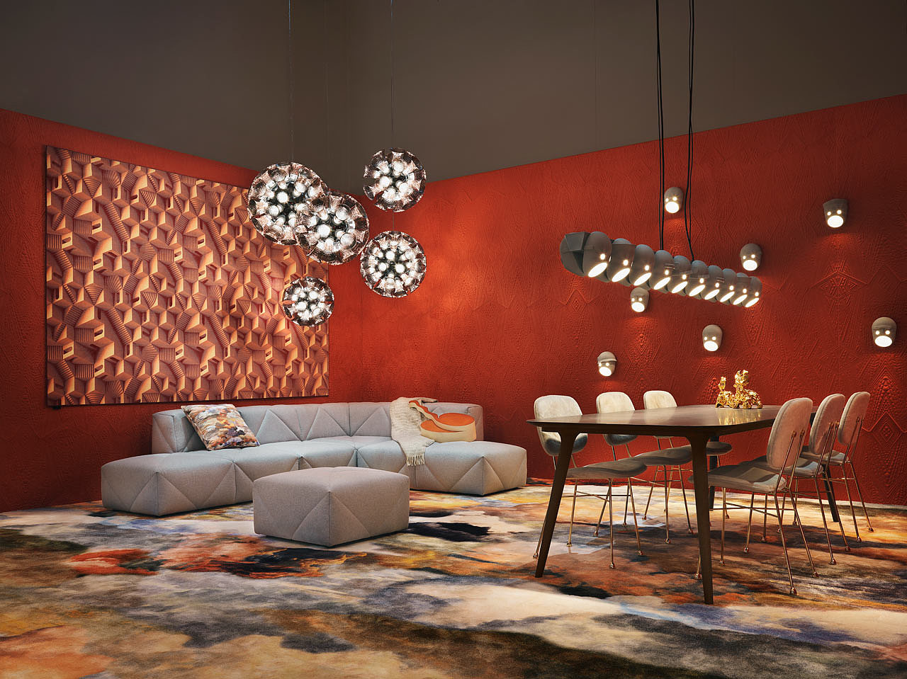 sofa，Home Furnishing，Salone Exhibition，