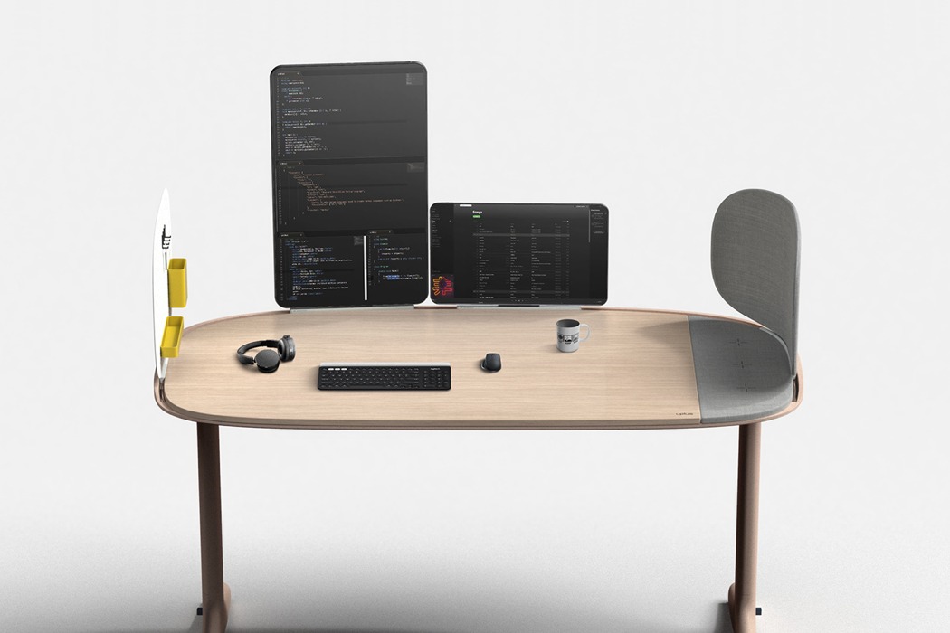 product design，industrial design，desk，Table，to work in an office，modularization，
