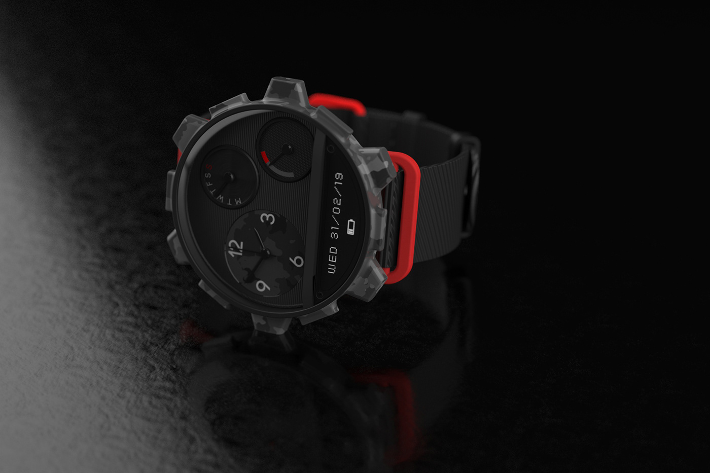 product design，Digital，Wrist watch，intelligence，