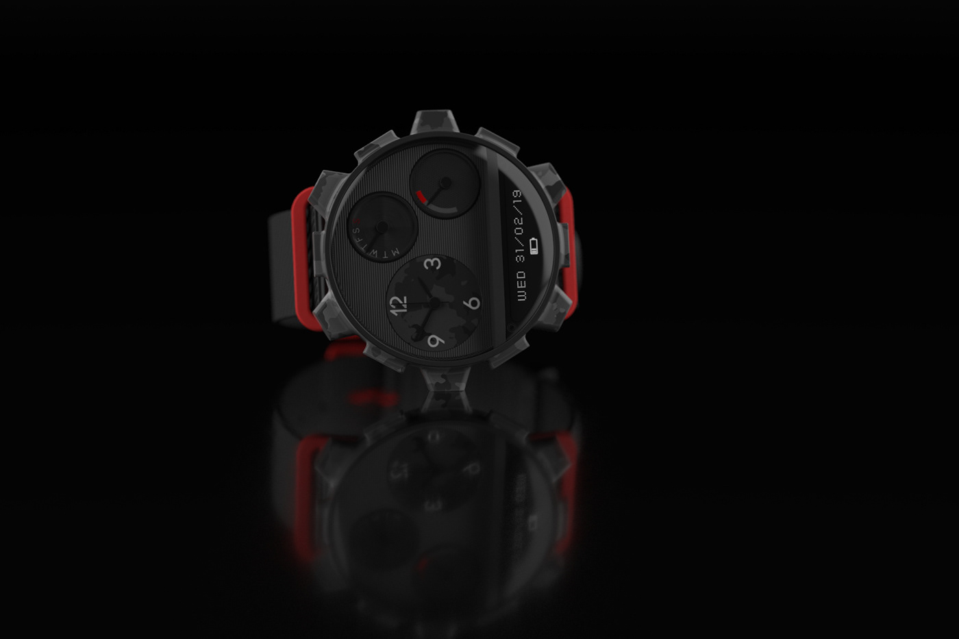 product design，Digital，Wrist watch，intelligence，