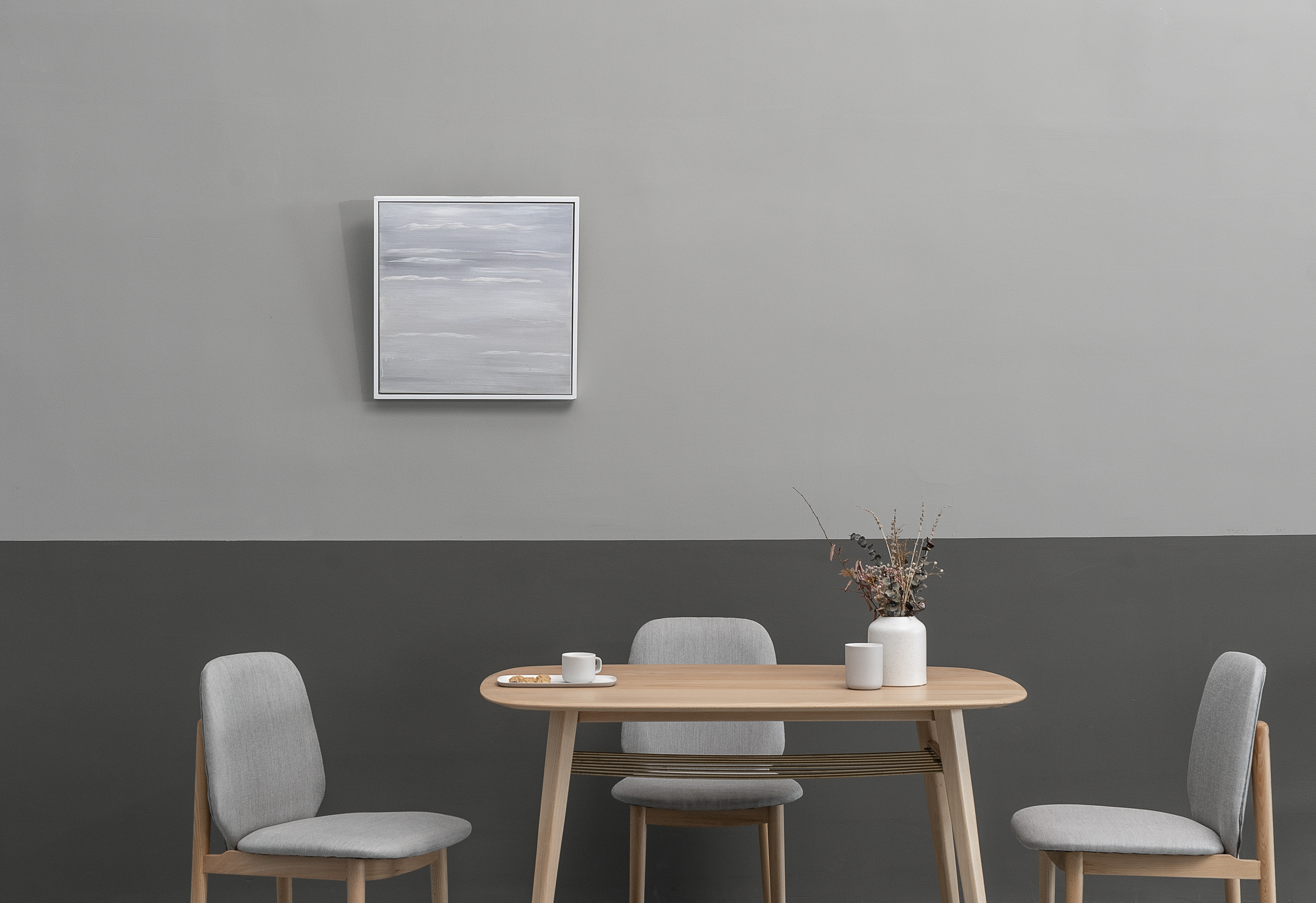 Upholstered chair, solid wood chair, original design, shell，