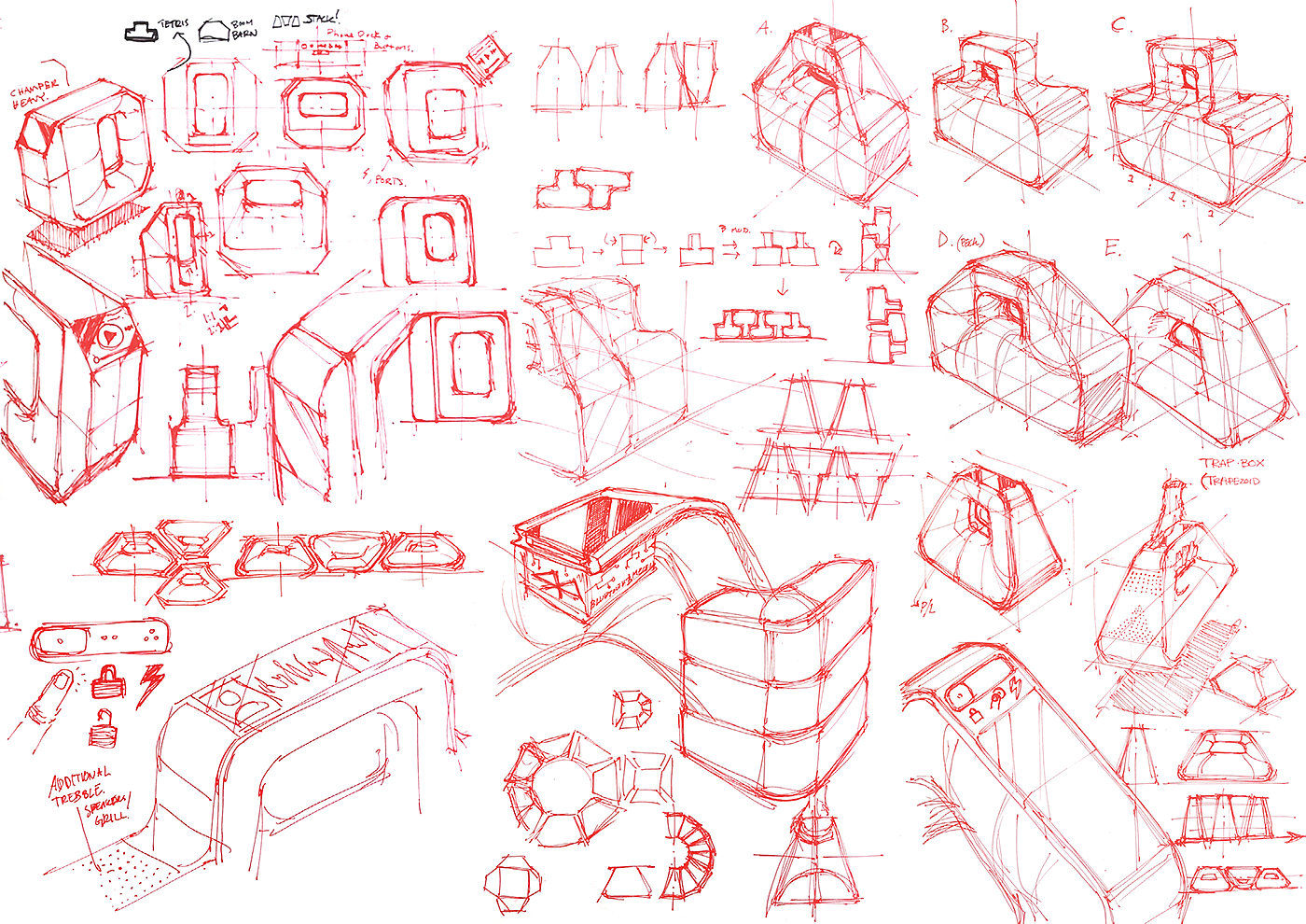Hand drawn，sketch，industrial design，product design，
