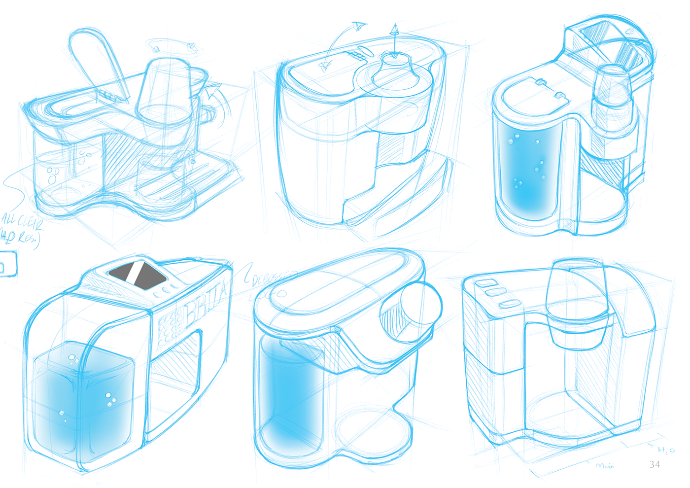 Hand drawn，sketch，industrial design，product design，