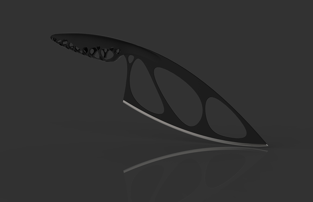 Kumo knife，knife，Kitchen tools，industrial design，