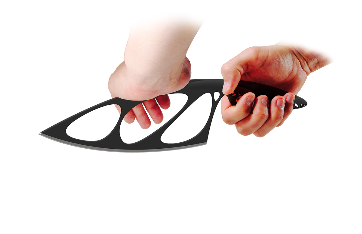 Kumo knife，knife，Kitchen tools，industrial design，