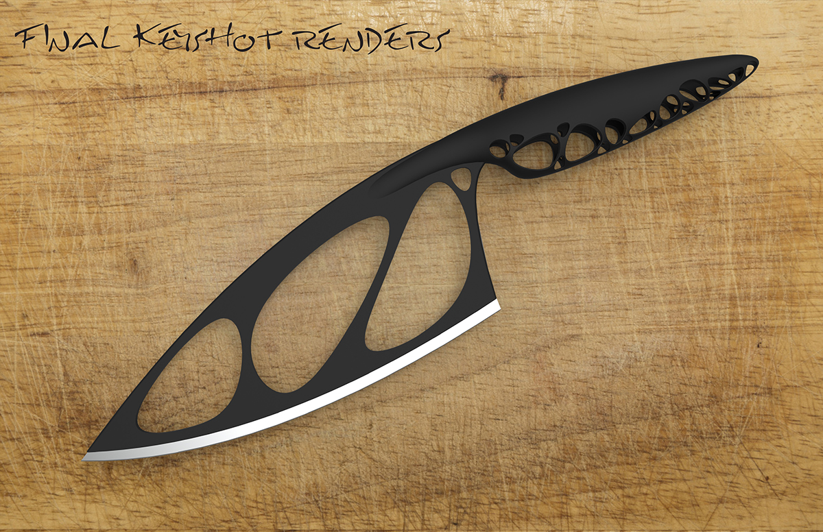 Kumo knife，knife，Kitchen tools，industrial design，