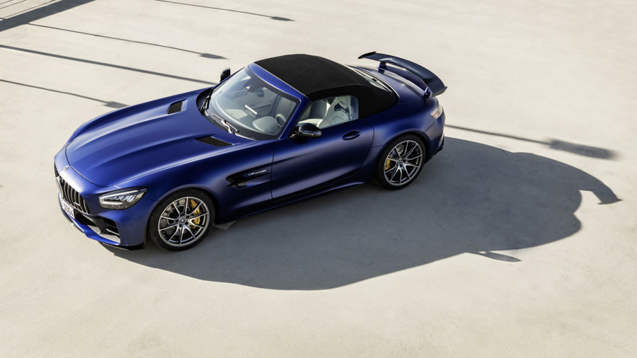 AMG GT，mercedes，Sports car，open car，automobile，blue，Benz，