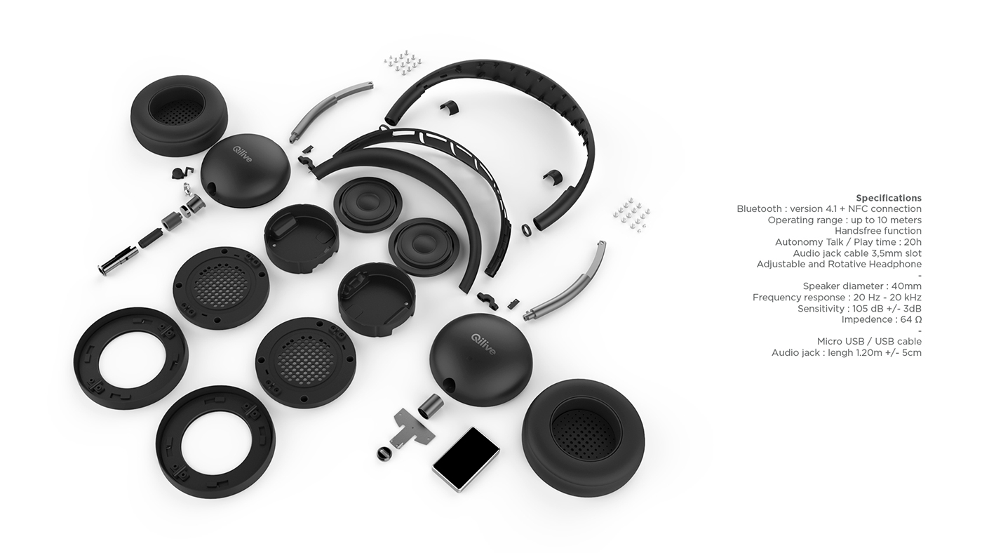 Q.1007，Active，headset，Digital，