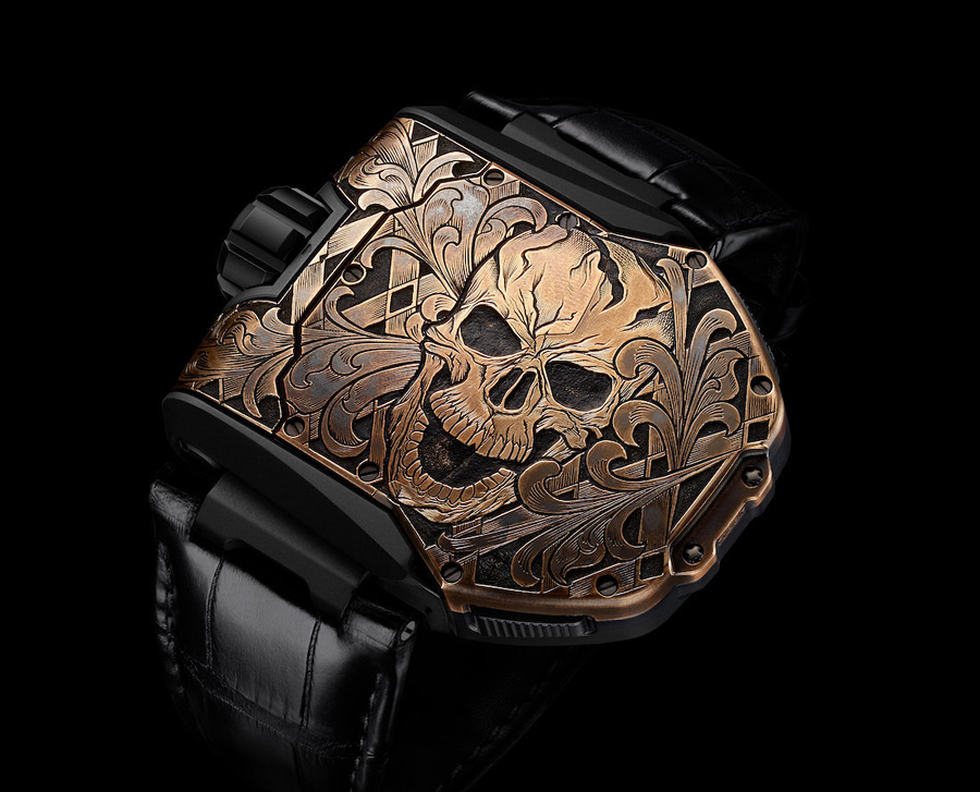 Limited edition，Wristwatch，Skull Watch，Url-t8，