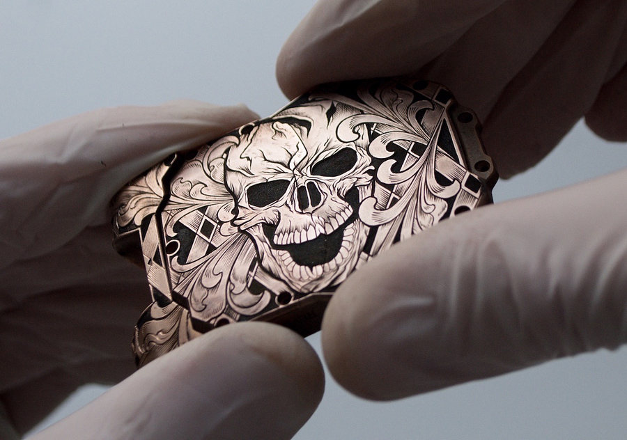 Limited edition，Wristwatch，Skull Watch，Url-t8，