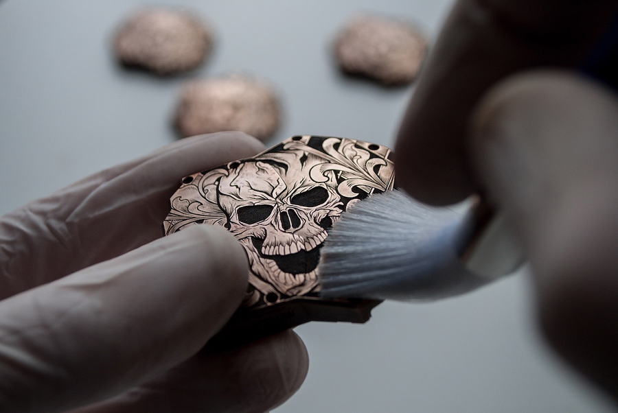 Limited edition，Wristwatch，Skull Watch，Url-t8，