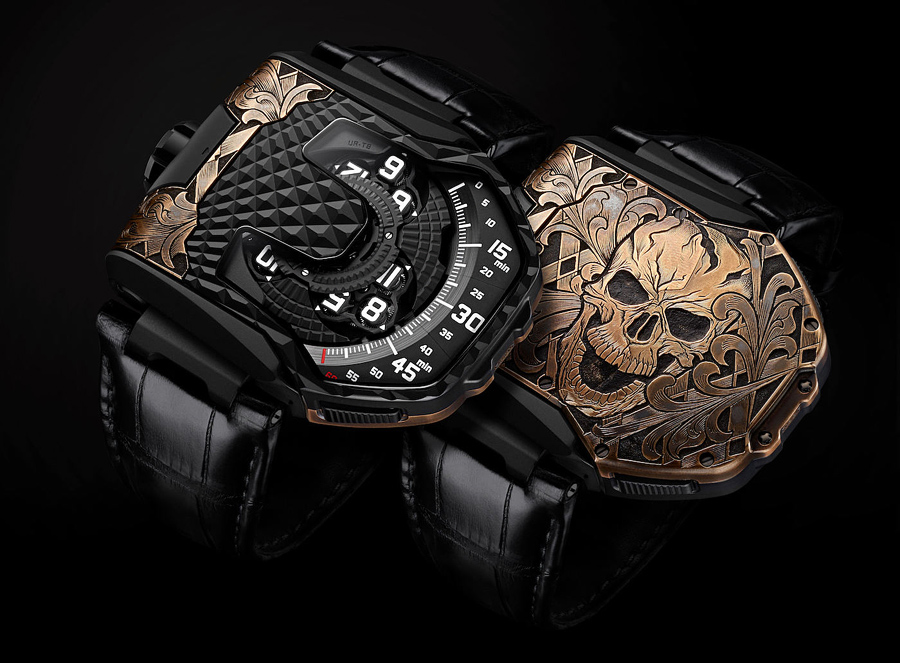 Limited edition，Wristwatch，Skull Watch，Url-t8，